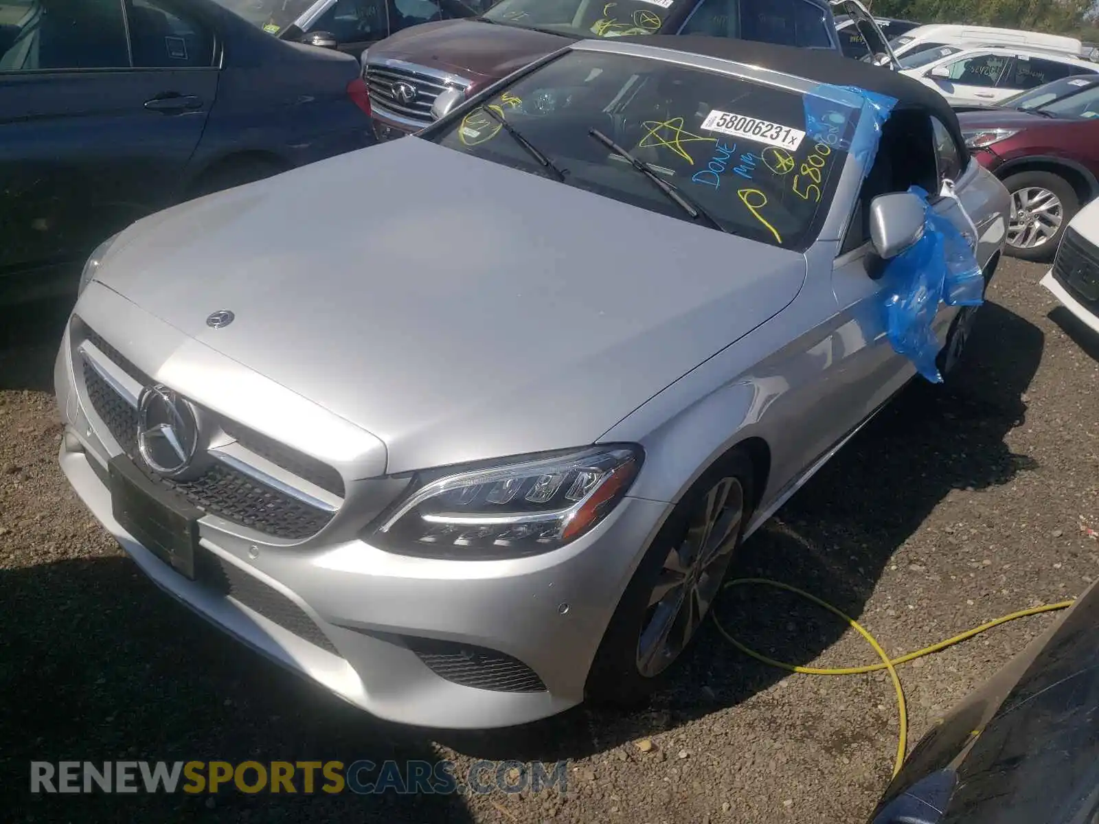 2 Photograph of a damaged car WDDWK8EB5KF785375 MERCEDES-BENZ C-CLASS 2019