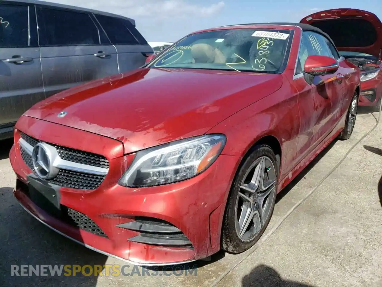 2 Photograph of a damaged car WDDWK8EB5KF862147 MERCEDES-BENZ C-CLASS 2019