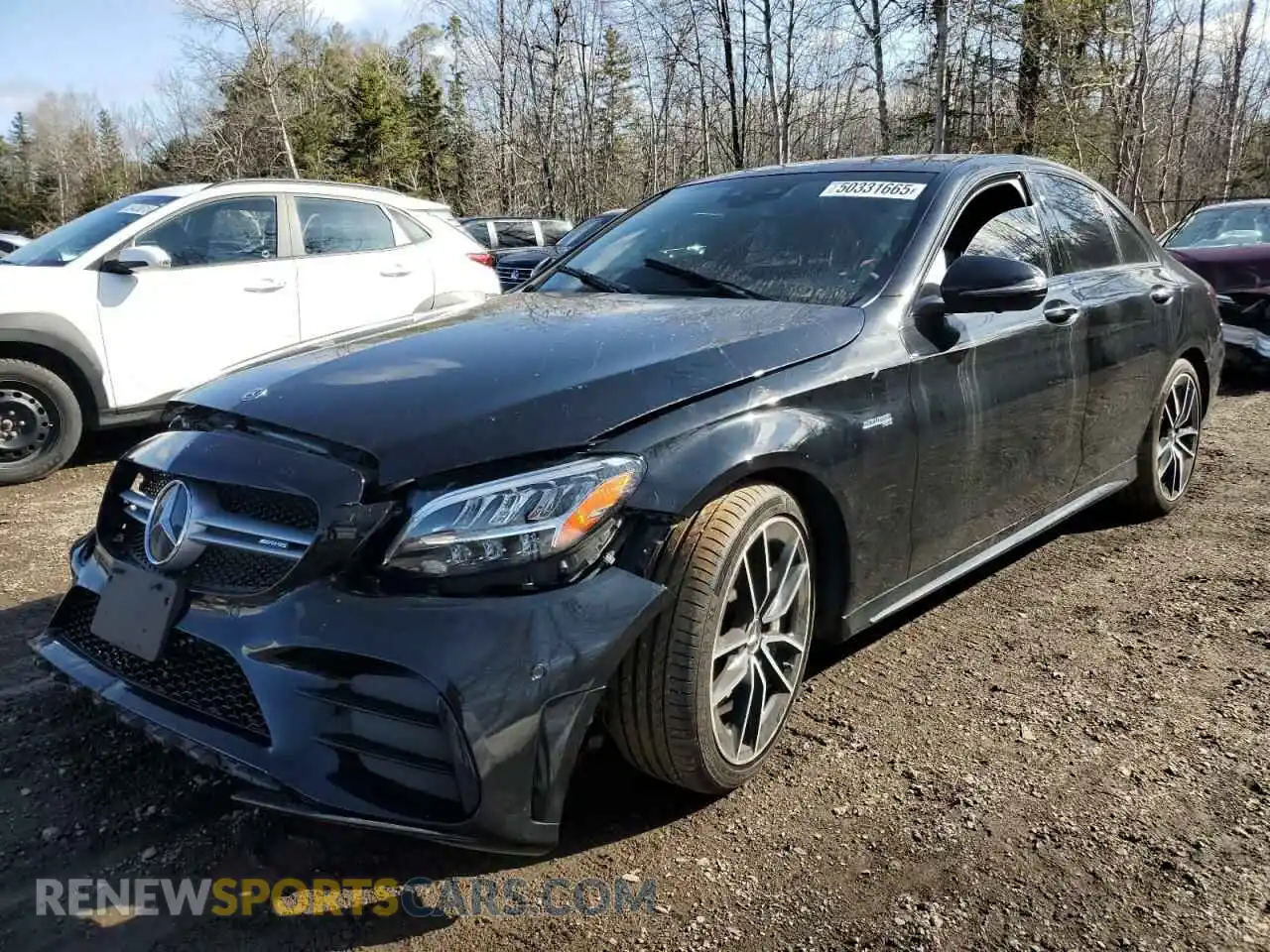 1 Photograph of a damaged car 55SWF6EB1LU324911 MERCEDES-BENZ C-CLASS 2020