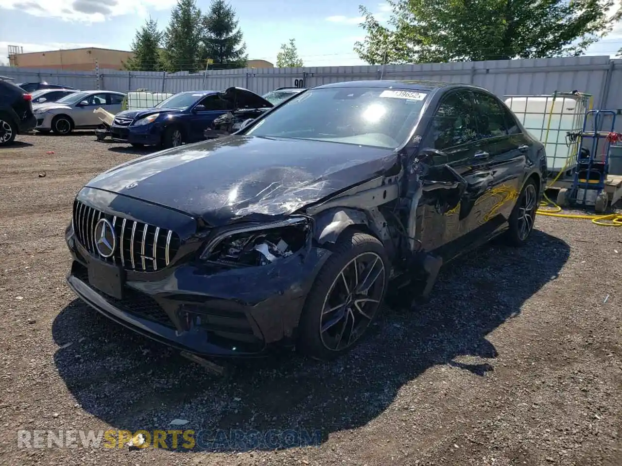 2 Photograph of a damaged car 55SWF6EB1LU329221 MERCEDES-BENZ C-CLASS 2020