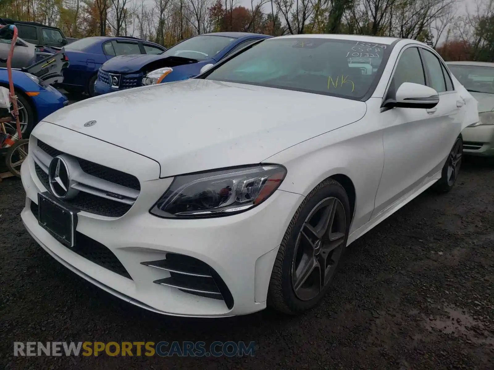 2 Photograph of a damaged car 55SWF6EB1LU329400 MERCEDES-BENZ C-CLASS 2020
