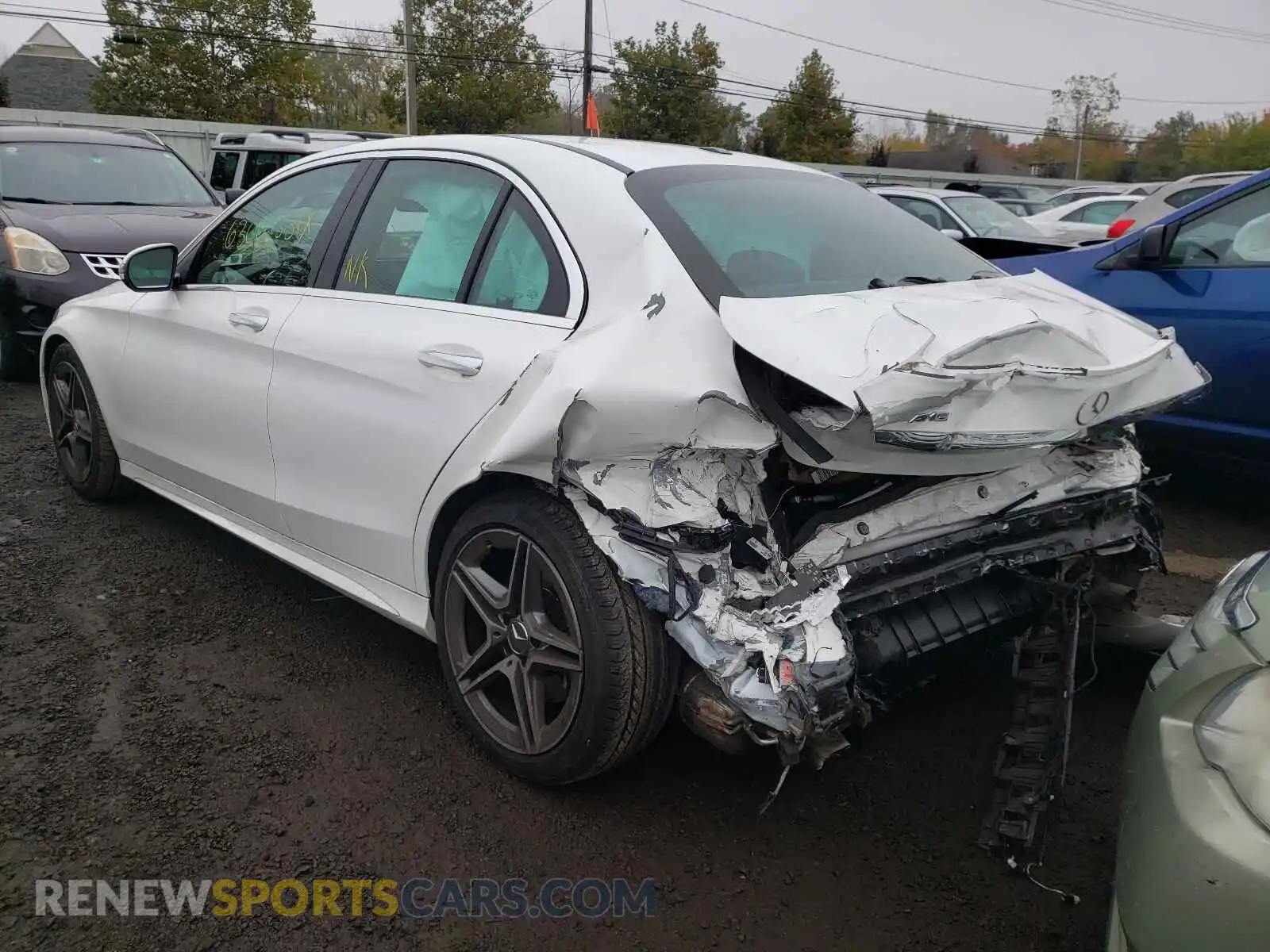 3 Photograph of a damaged car 55SWF6EB1LU329400 MERCEDES-BENZ C-CLASS 2020