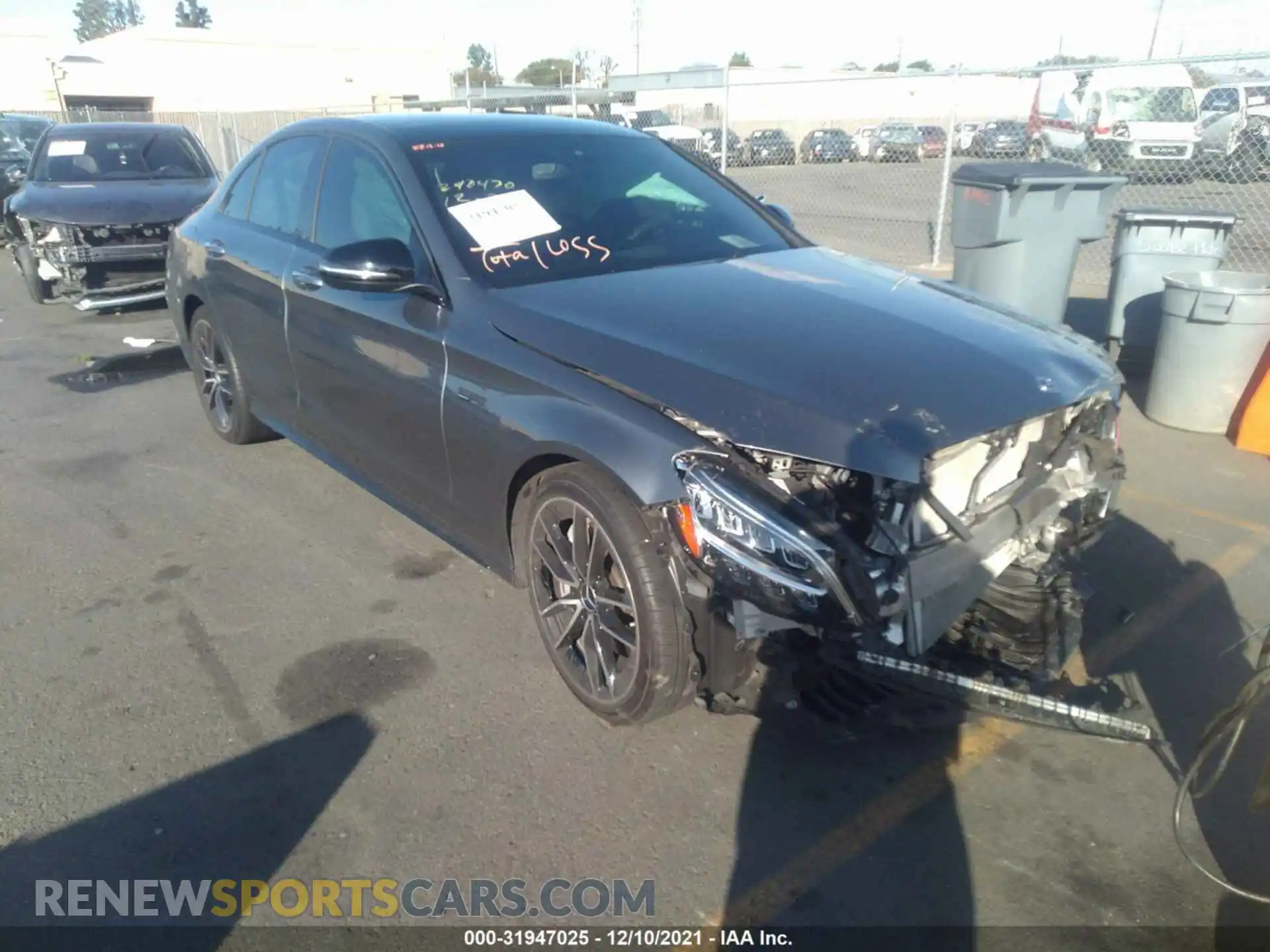 1 Photograph of a damaged car 55SWF6EB2LU333987 MERCEDES-BENZ C-CLASS 2020