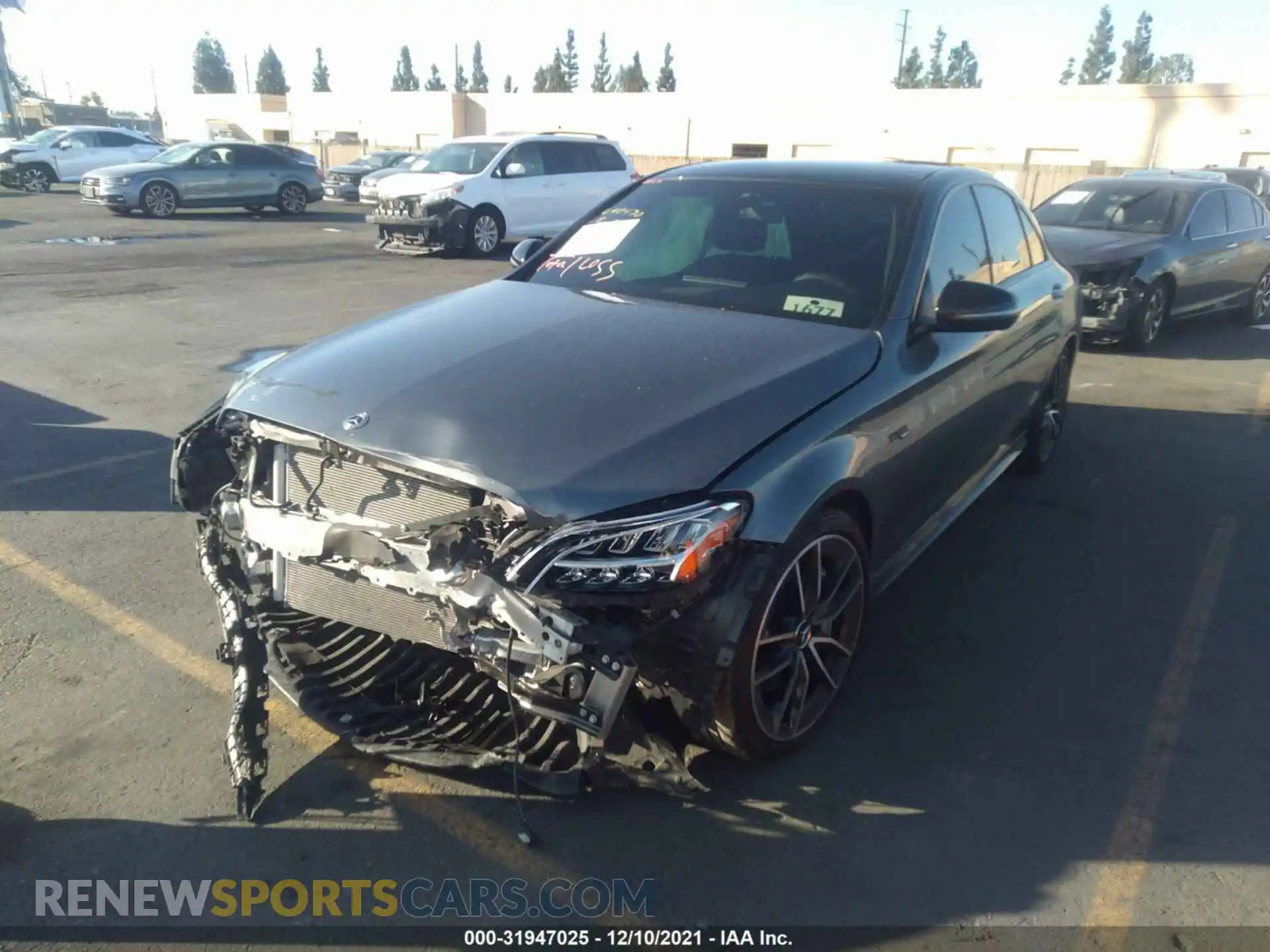 2 Photograph of a damaged car 55SWF6EB2LU333987 MERCEDES-BENZ C-CLASS 2020