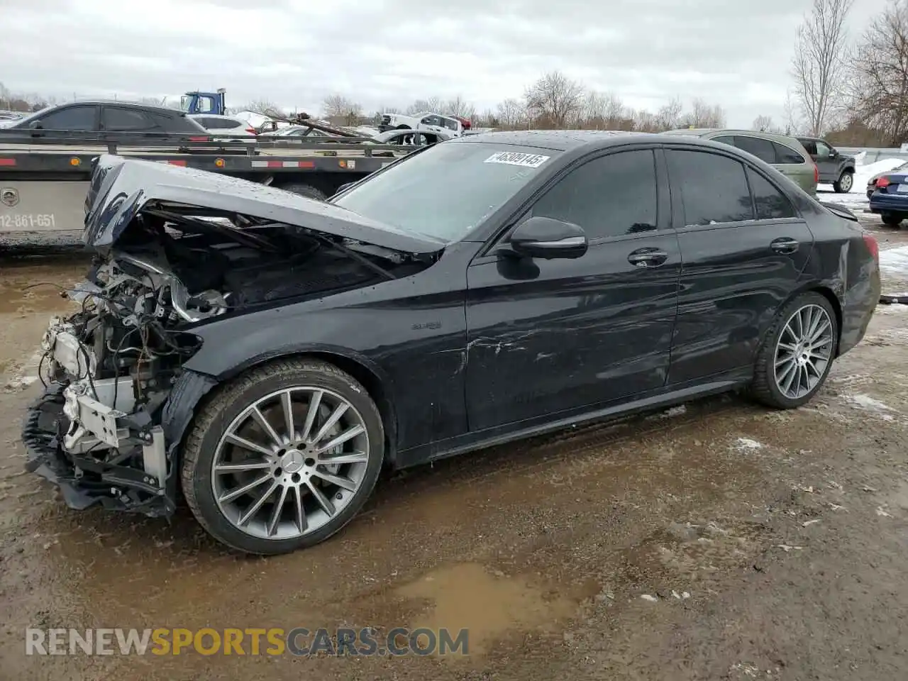 1 Photograph of a damaged car 55SWF6EB3LU334503 MERCEDES-BENZ C-CLASS 2020