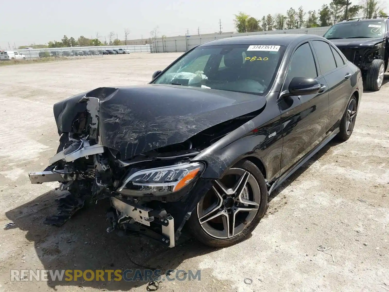 2 Photograph of a damaged car 55SWF6EB6LU330820 MERCEDES-BENZ C CLASS 2020