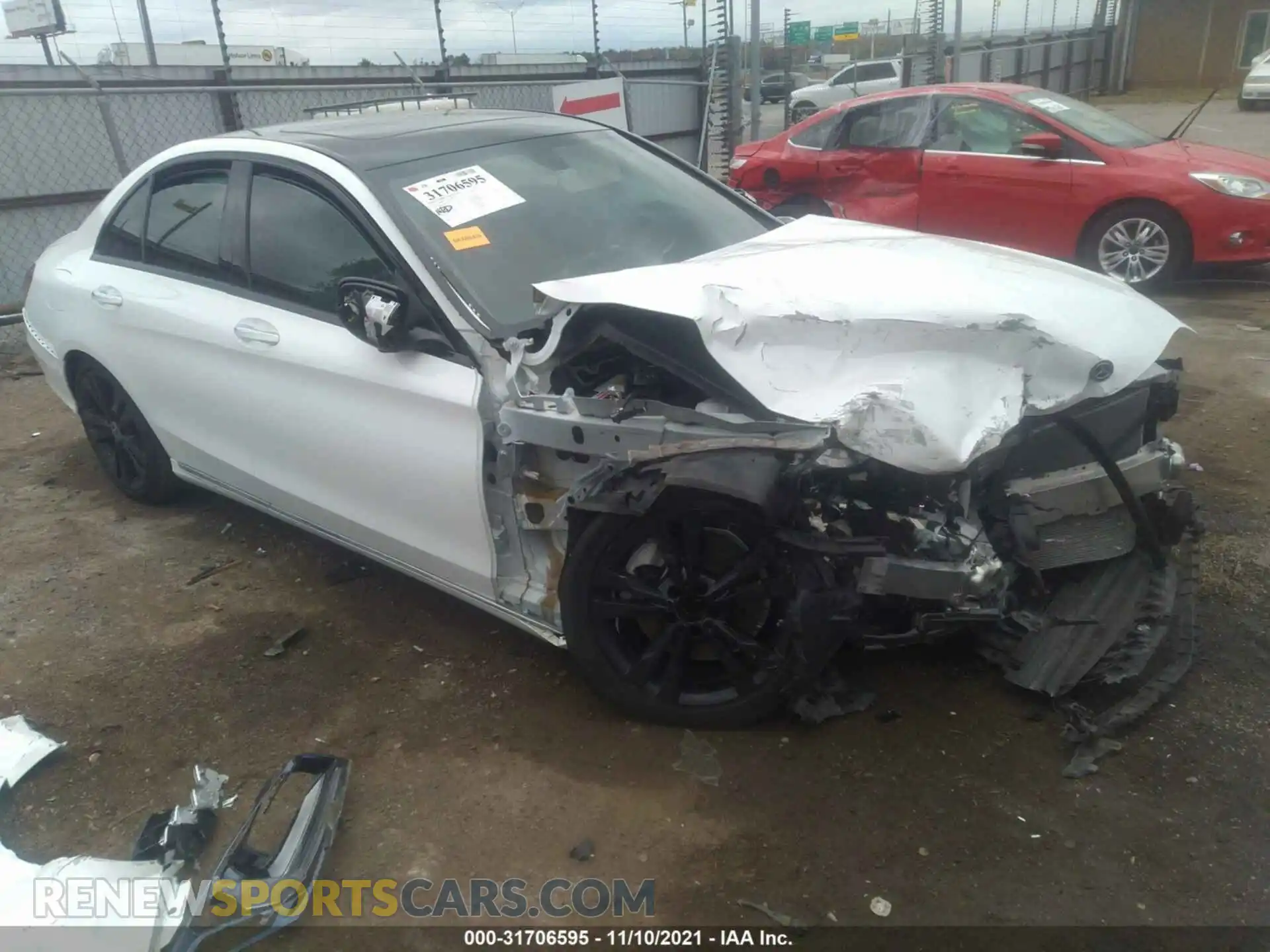 1 Photograph of a damaged car 55SWF8DB0LU326324 MERCEDES-BENZ C-CLASS 2020