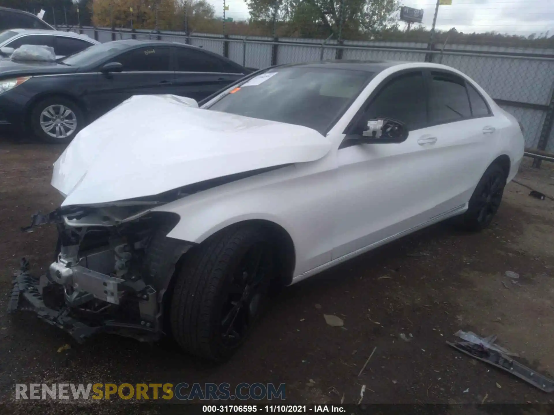 2 Photograph of a damaged car 55SWF8DB0LU326324 MERCEDES-BENZ C-CLASS 2020
