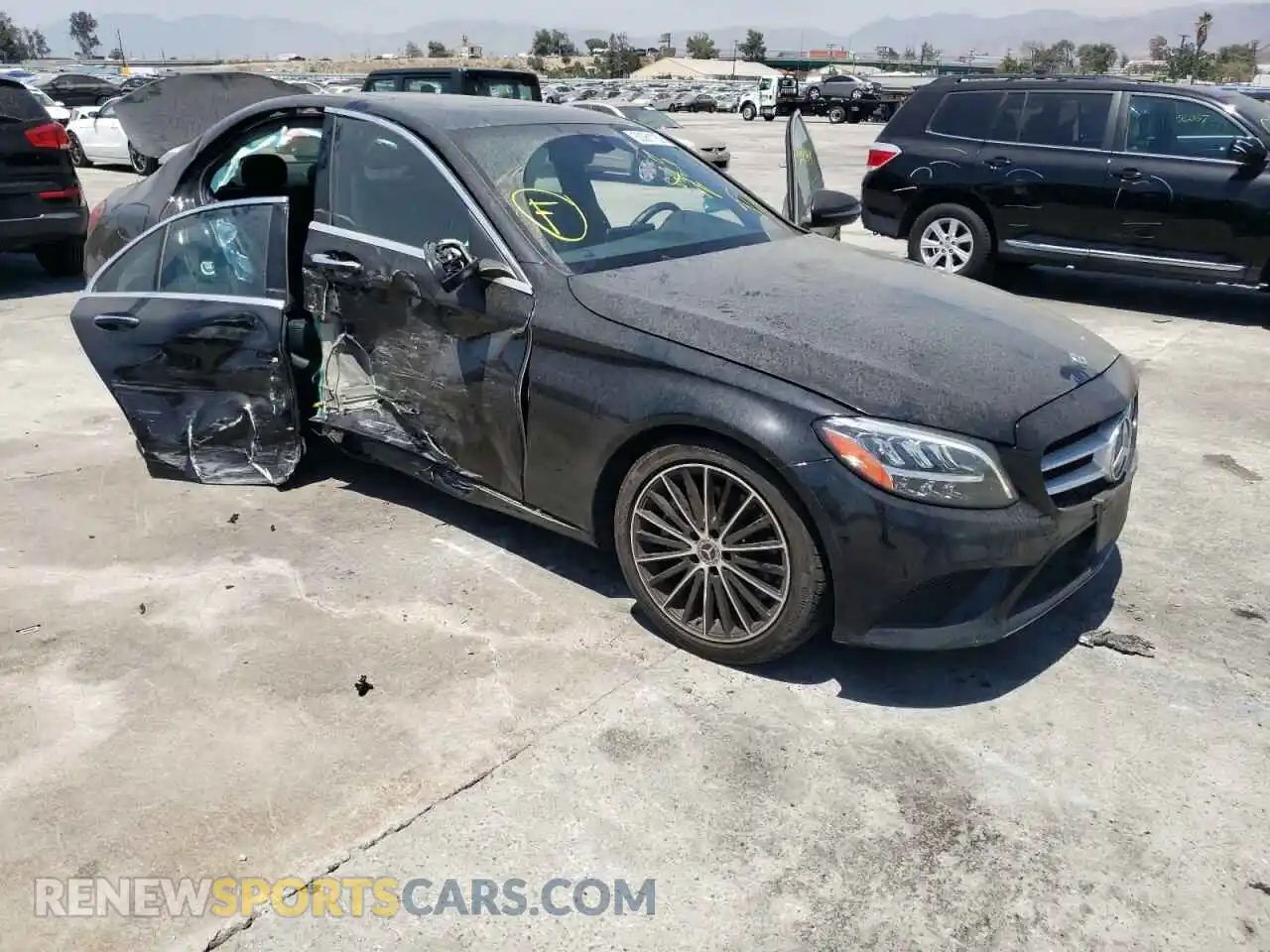 1 Photograph of a damaged car 55SWF8DB0LU328493 MERCEDES-BENZ C-CLASS 2020