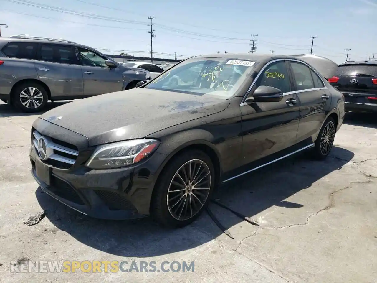 2 Photograph of a damaged car 55SWF8DB0LU328493 MERCEDES-BENZ C-CLASS 2020