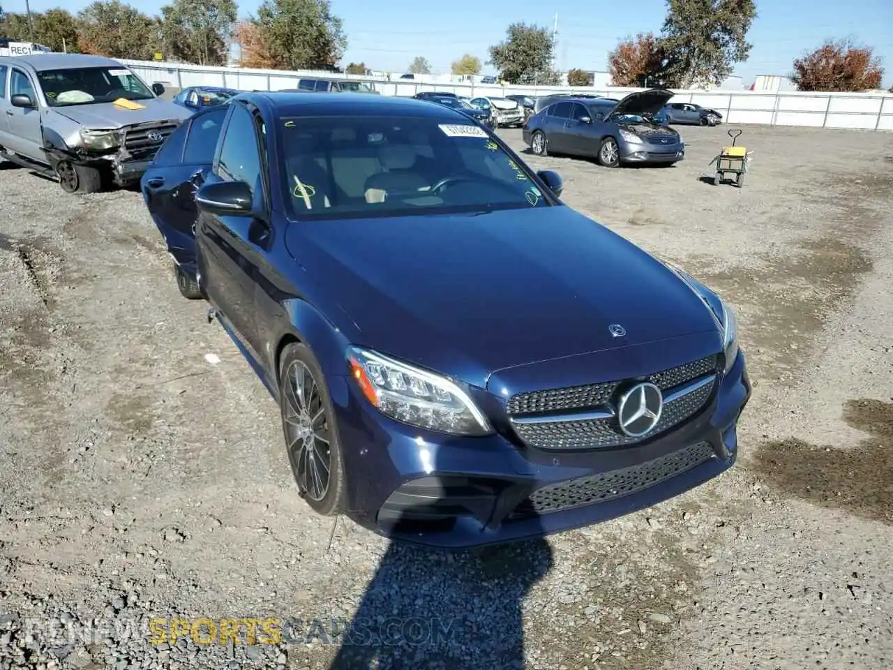 1 Photograph of a damaged car 55SWF8DB0LU329515 MERCEDES-BENZ C-CLASS 2020