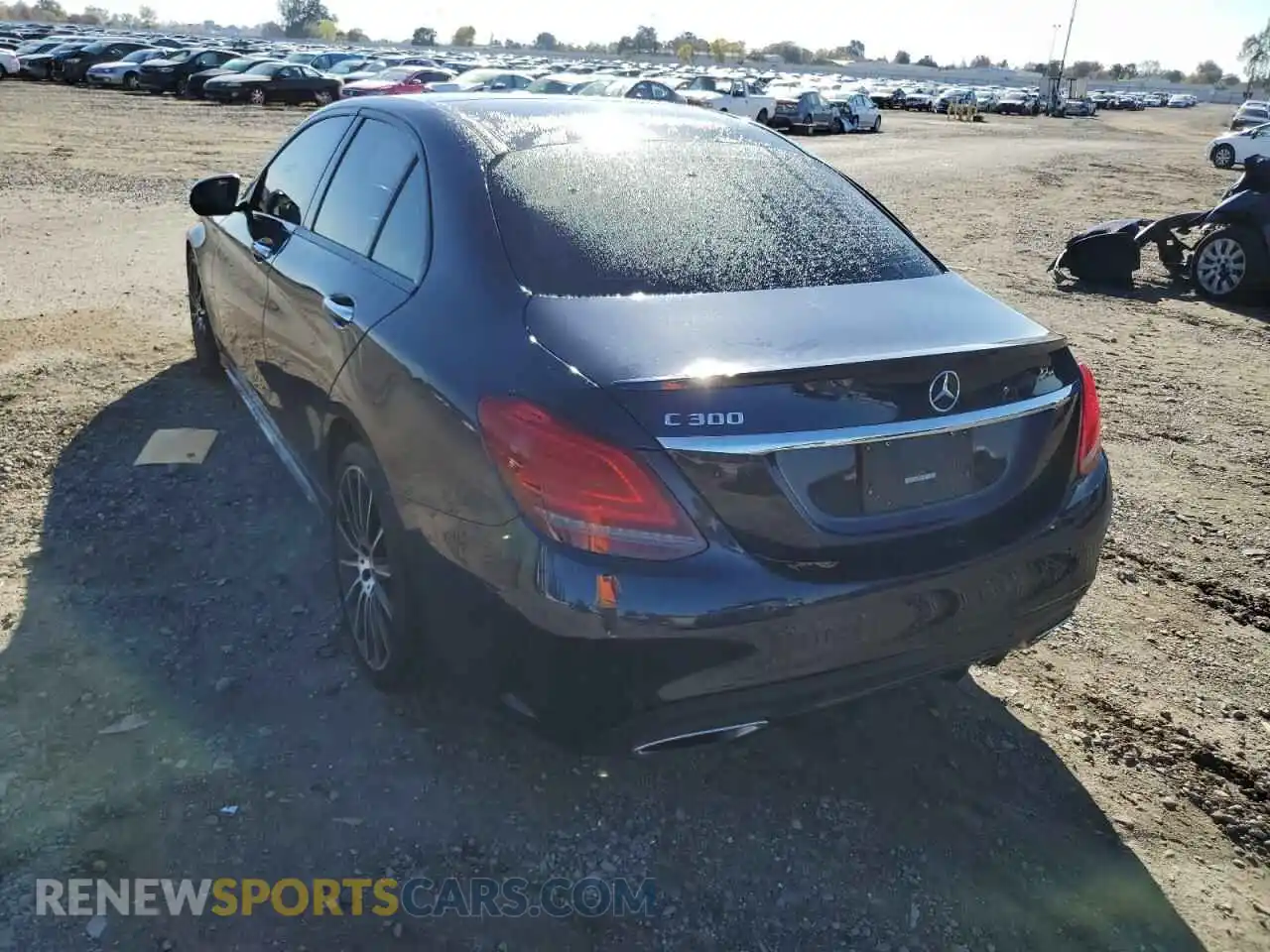 3 Photograph of a damaged car 55SWF8DB0LU329515 MERCEDES-BENZ C-CLASS 2020