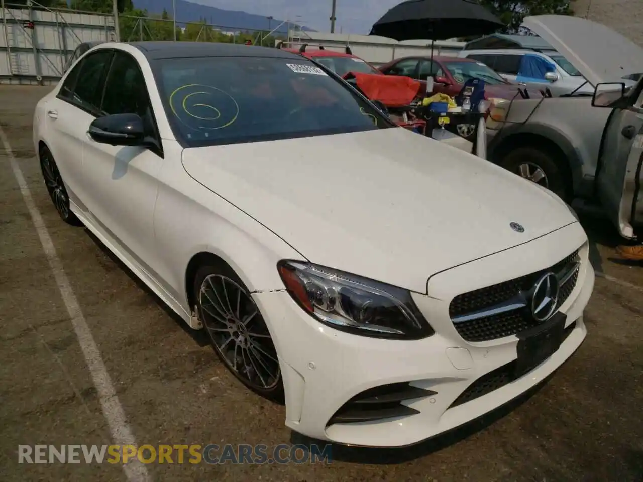 1 Photograph of a damaged car 55SWF8DB1LU322993 MERCEDES-BENZ C-CLASS 2020