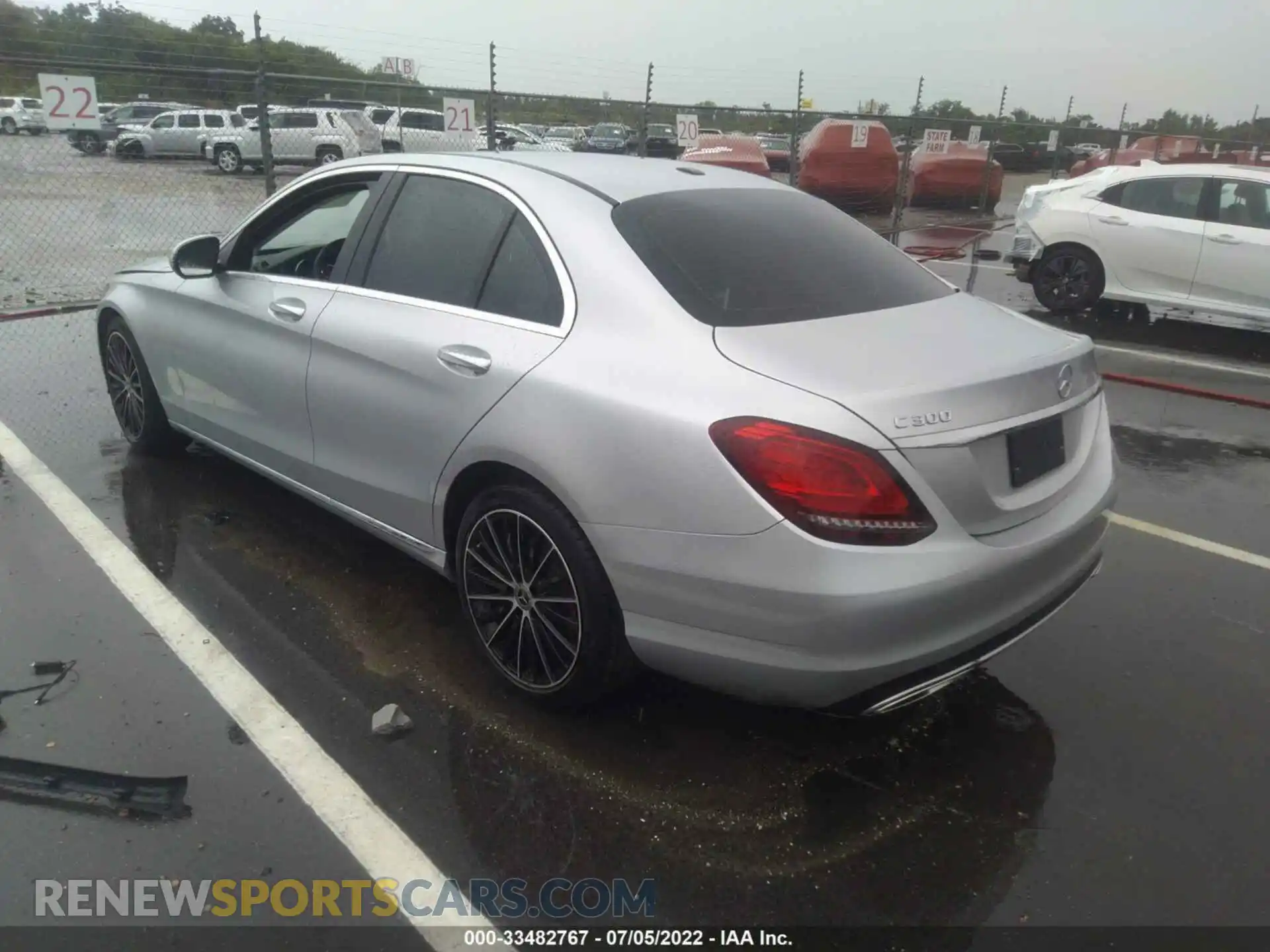 3 Photograph of a damaged car 55SWF8DB2LU327779 MERCEDES-BENZ C-CLASS 2020