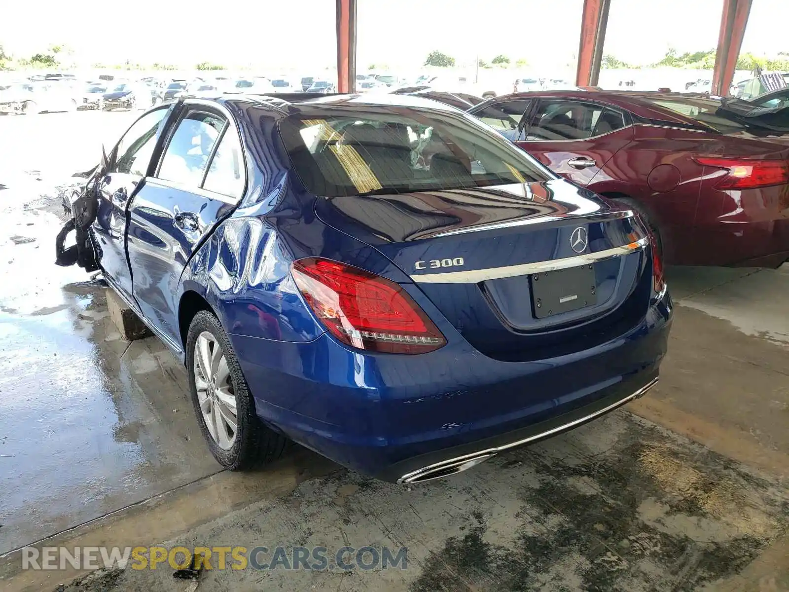 3 Photograph of a damaged car 55SWF8DB2LU330875 MERCEDES-BENZ C CLASS 2020