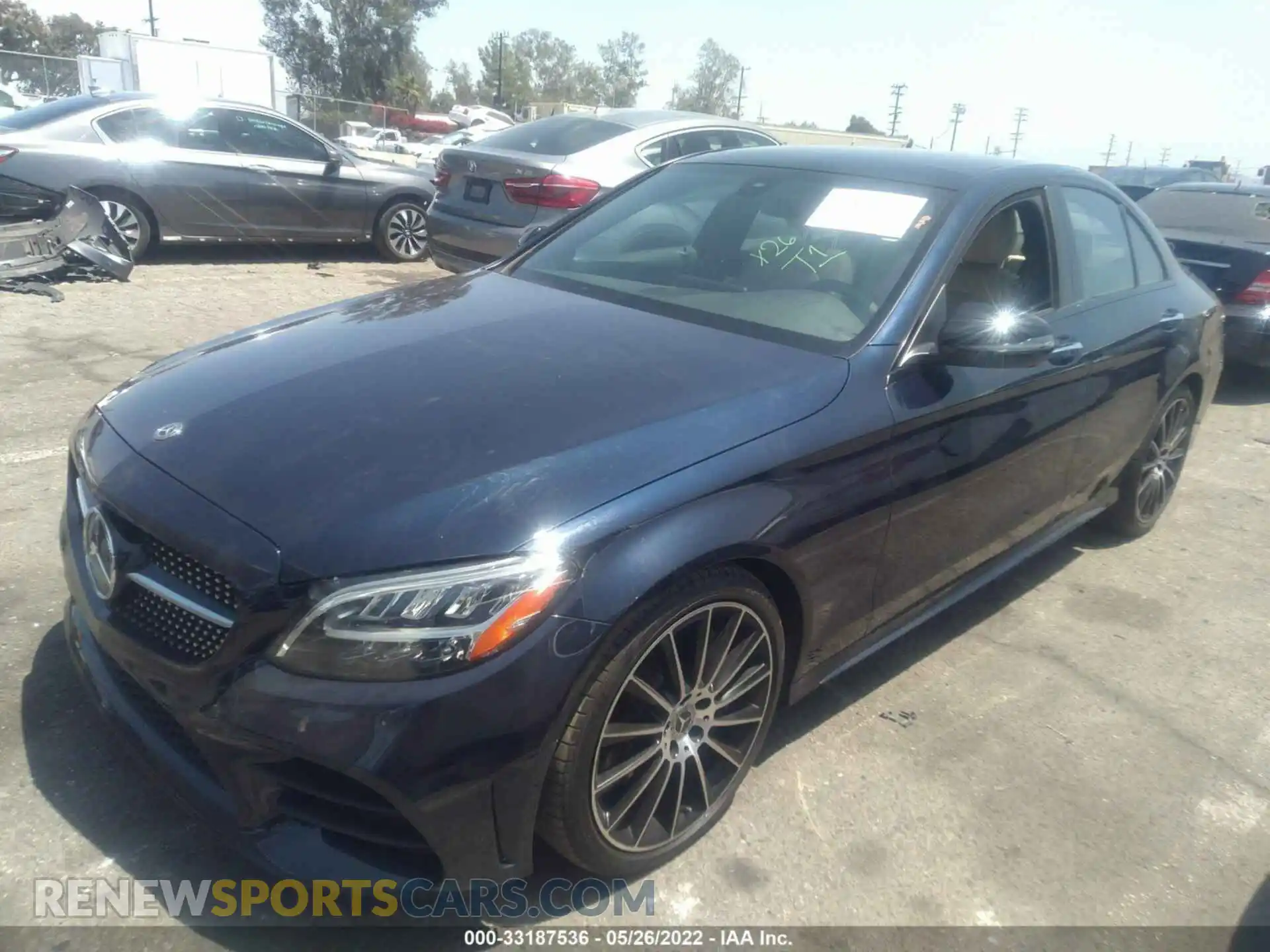 2 Photograph of a damaged car 55SWF8DB3LU323322 MERCEDES-BENZ C-CLASS 2020