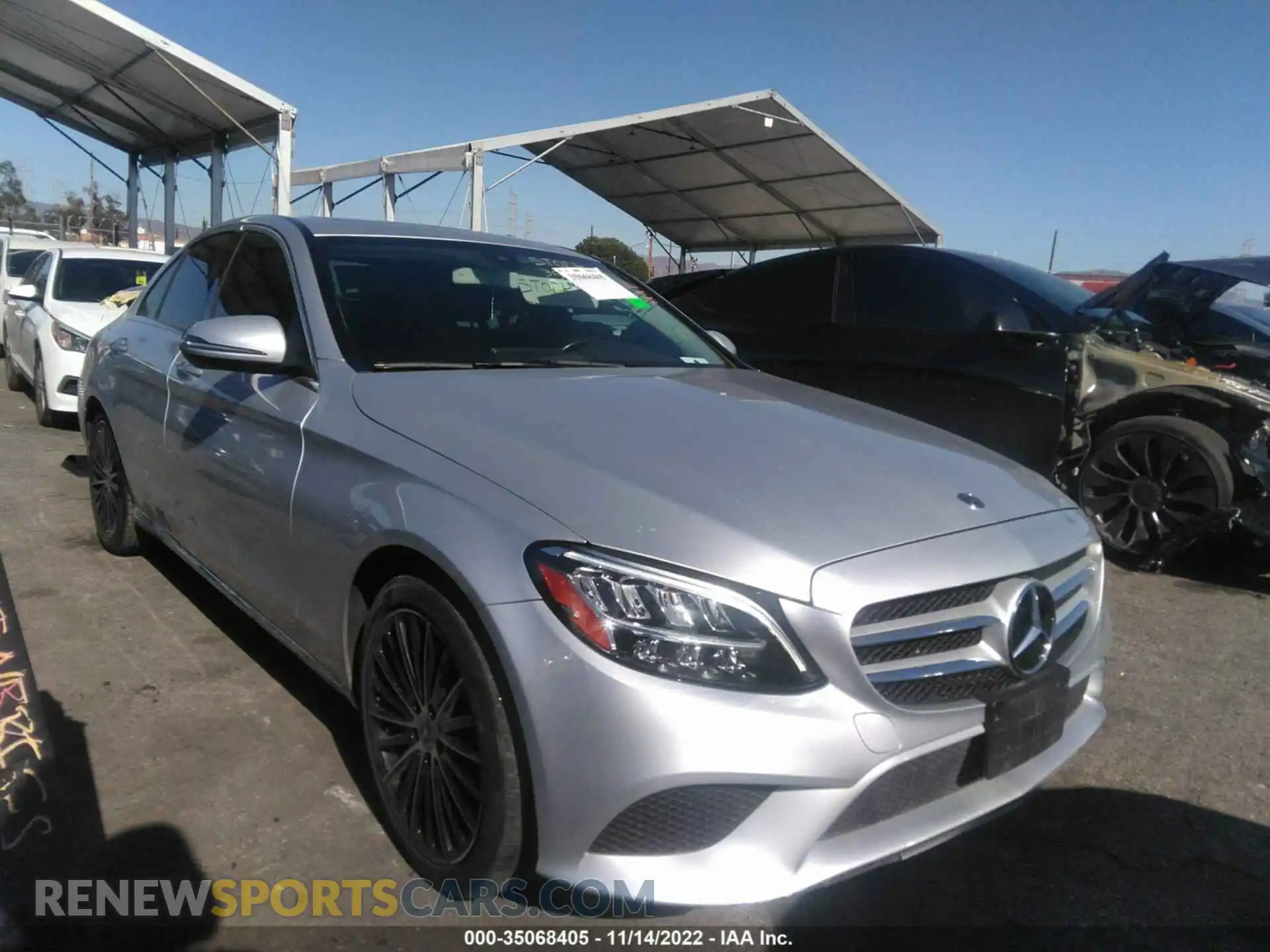 1 Photograph of a damaged car 55SWF8DB3LU323451 MERCEDES-BENZ C-CLASS 2020