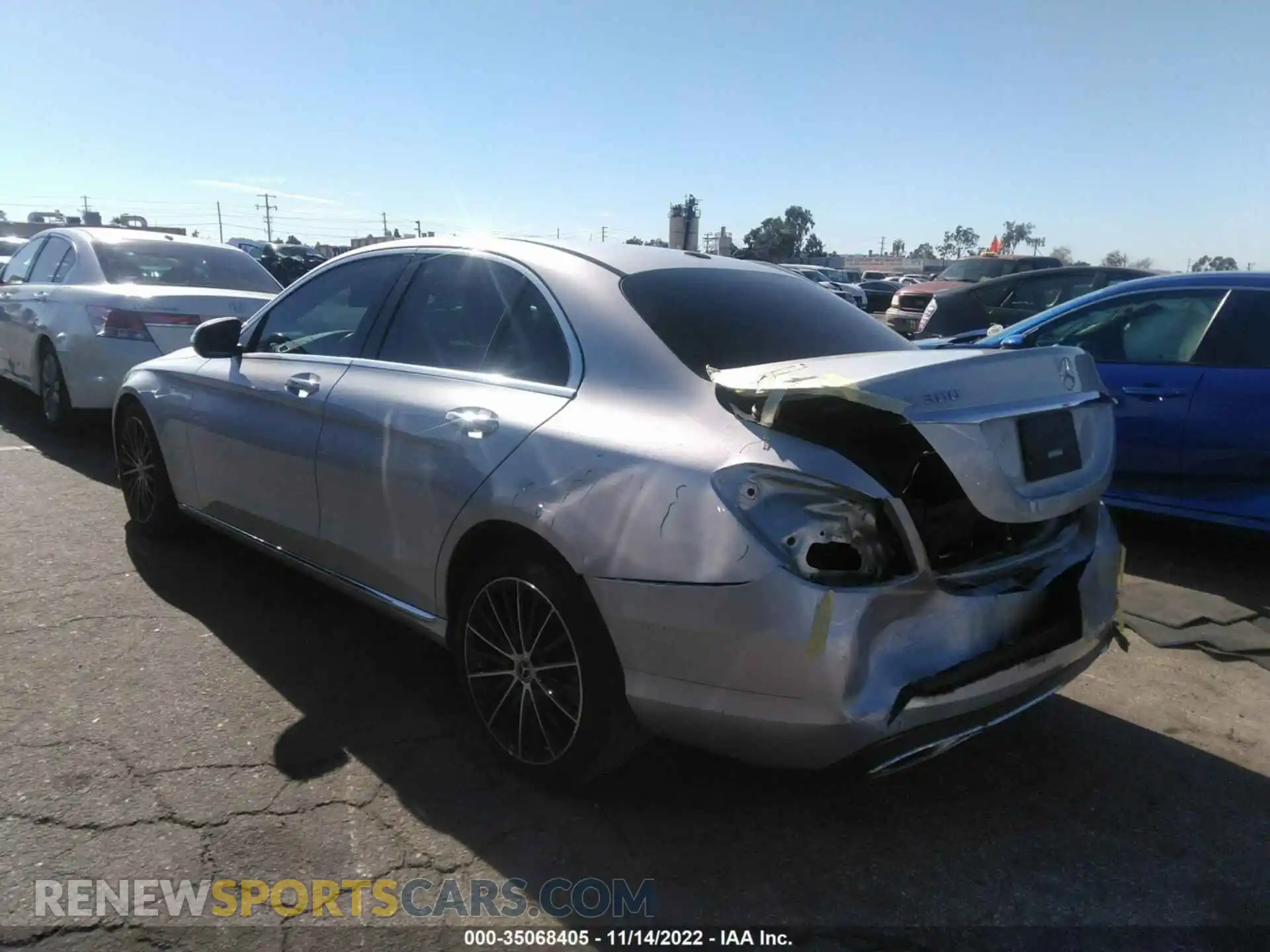 3 Photograph of a damaged car 55SWF8DB3LU323451 MERCEDES-BENZ C-CLASS 2020