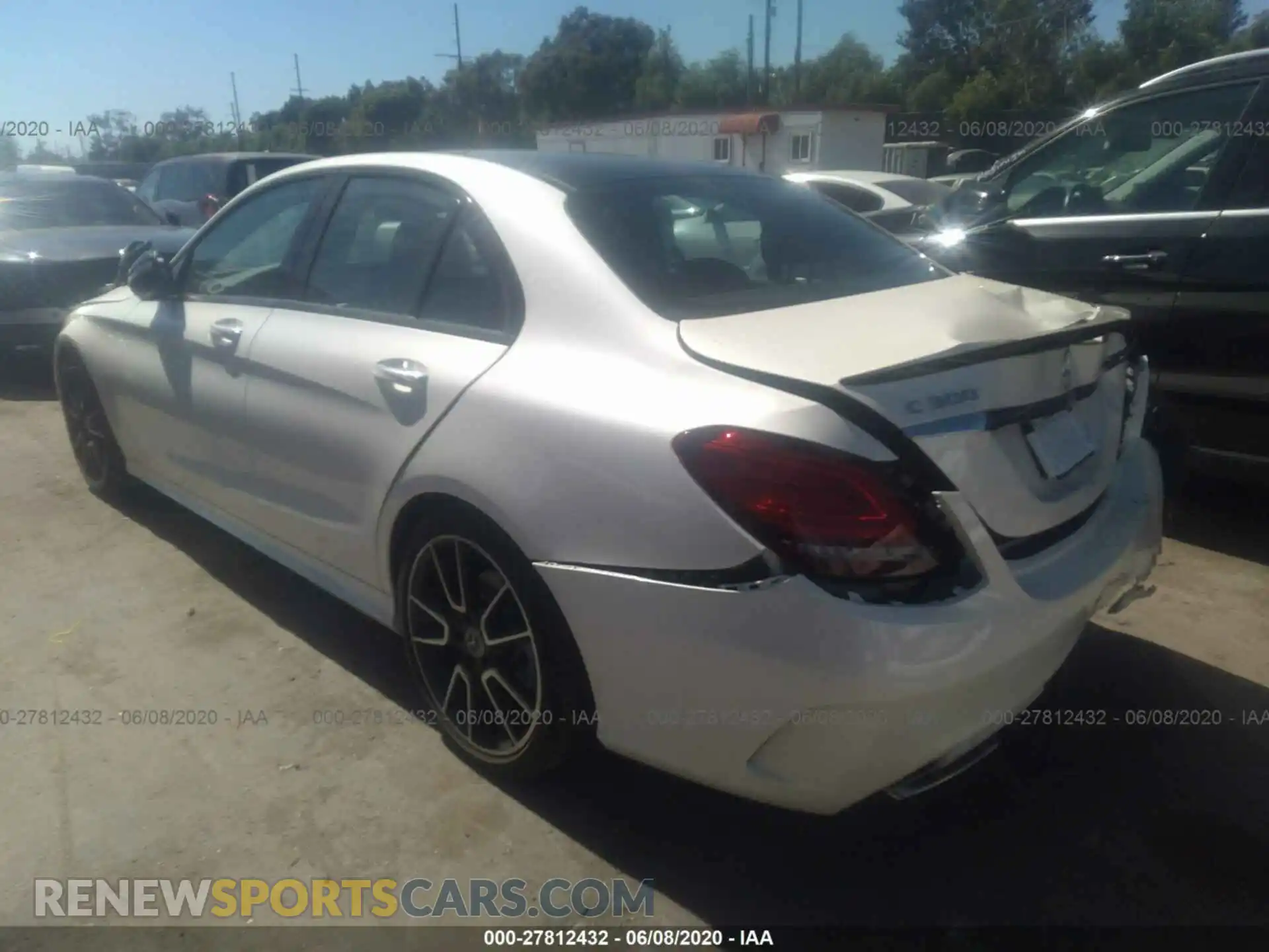 3 Photograph of a damaged car 55SWF8DB3LU323594 MERCEDES-BENZ C-CLASS 2020