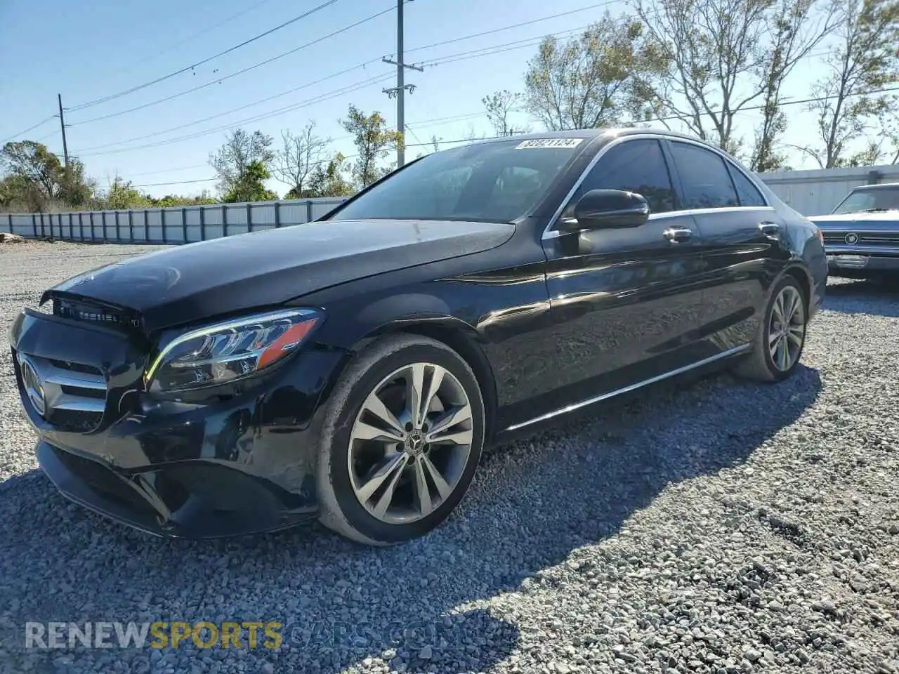 1 fotografías del automóvil dañado 55SWF8DB3LU332831 MERCEDES-BENZ C-CLASS 2020