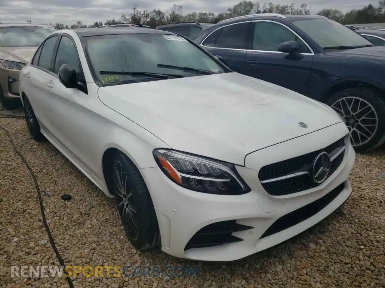 1 Photograph of a damaged car 55SWF8DB5LU329381 MERCEDES-BENZ C-CLASS 2020