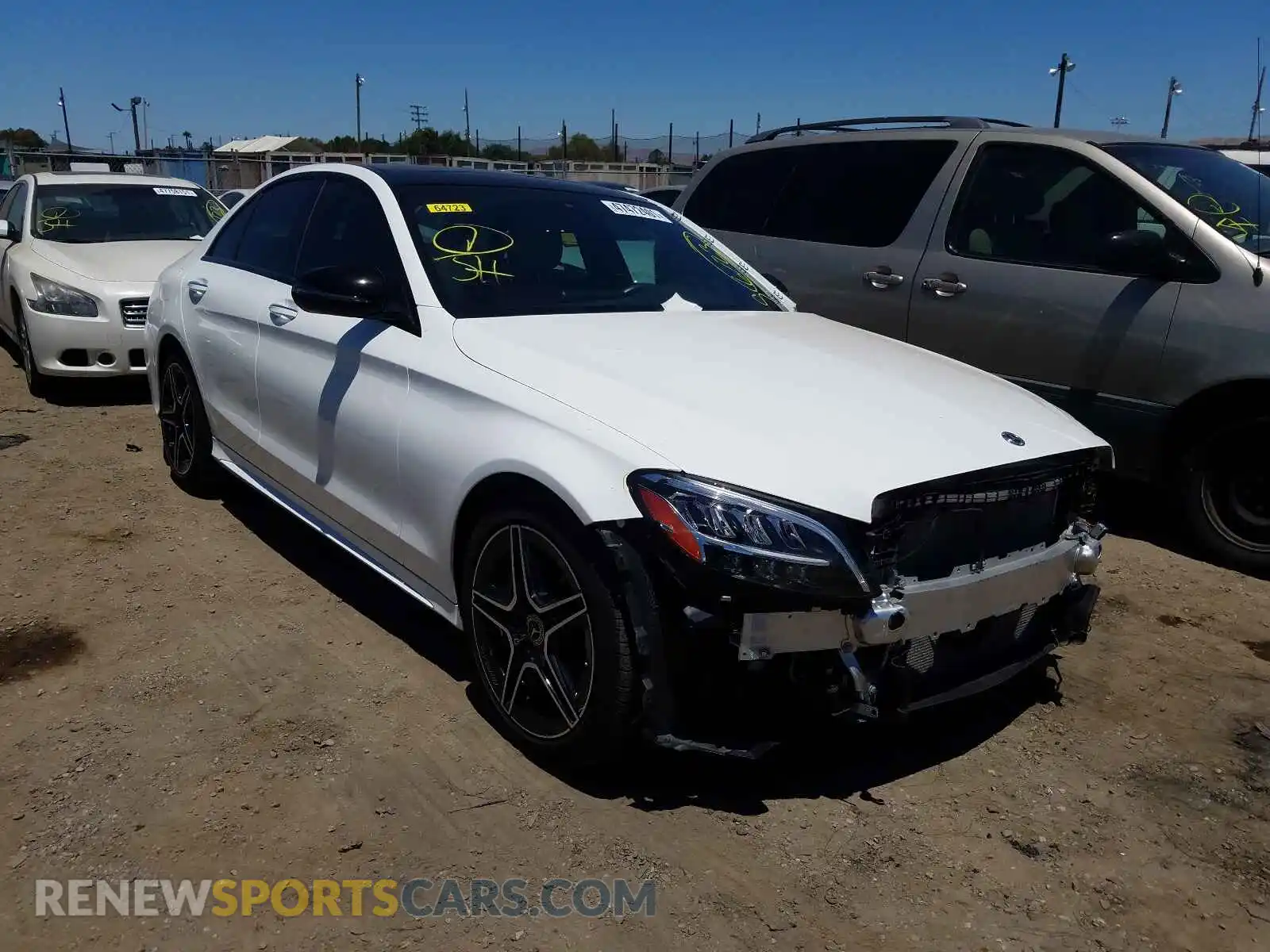 1 Photograph of a damaged car 55SWF8DB6LU325923 MERCEDES-BENZ C-CLASS 2020