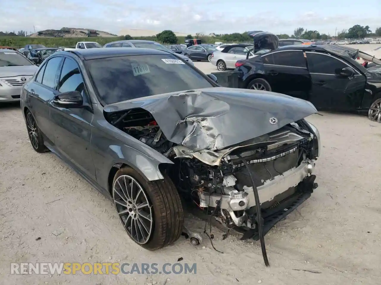 1 Photograph of a damaged car 55SWF8DB6LU329048 MERCEDES-BENZ C-CLASS 2020