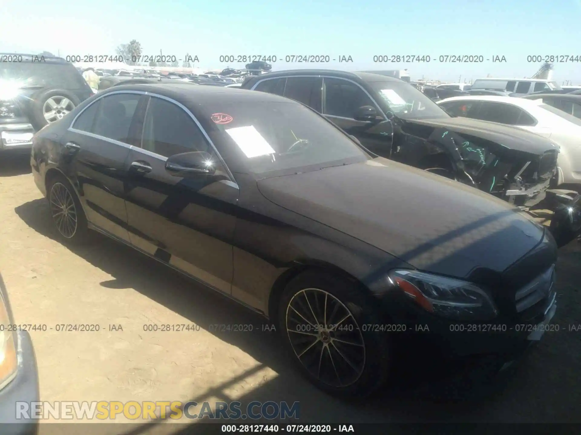 1 Photograph of a damaged car 55SWF8DB8LU323638 MERCEDES-BENZ C-CLASS 2020