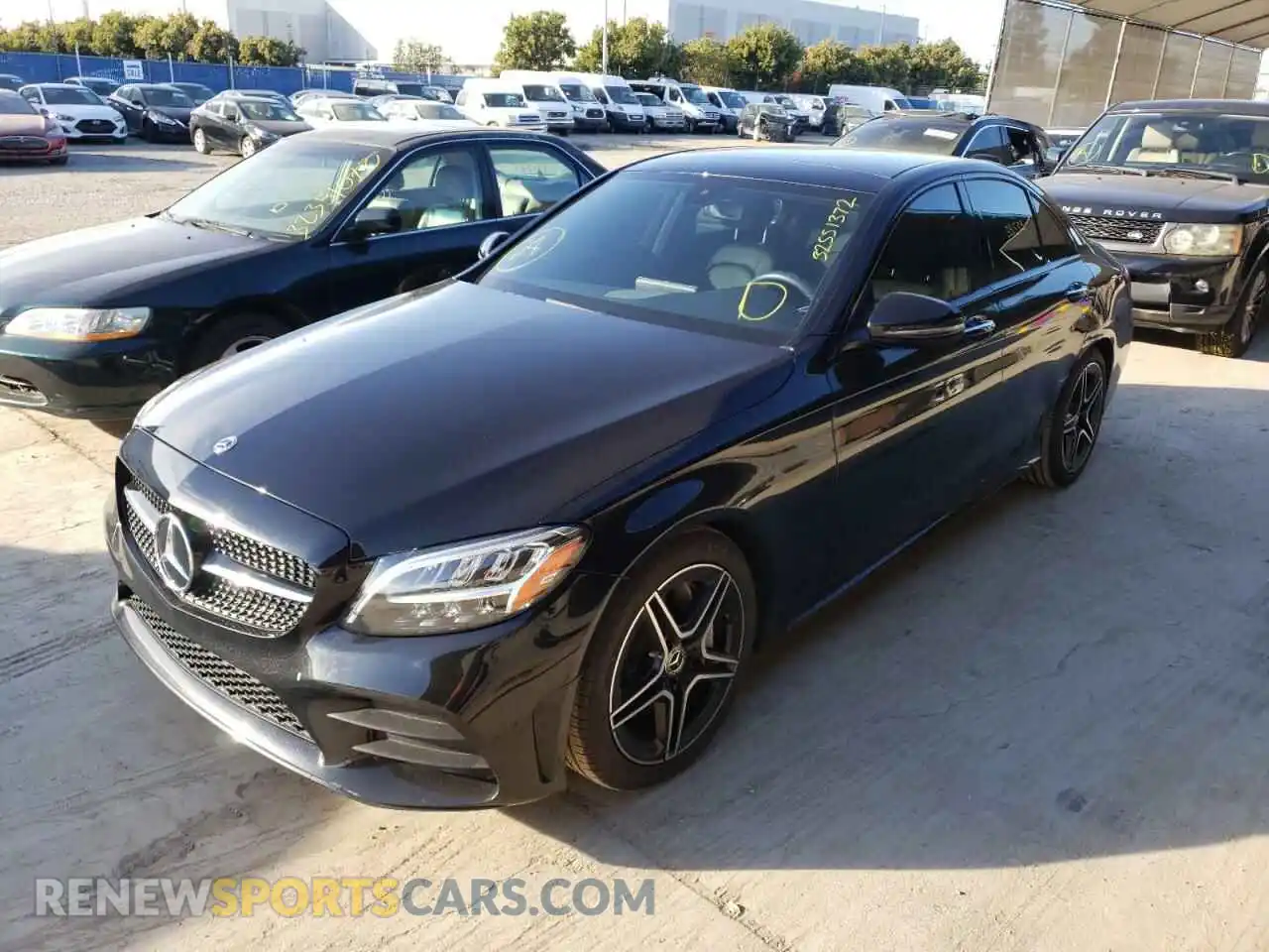 2 Photograph of a damaged car 55SWF8DBXLU327612 MERCEDES-BENZ C-CLASS 2020