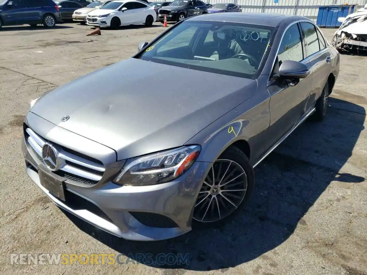 2 Photograph of a damaged car 55SWF8DBXLU328985 MERCEDES-BENZ C-CLASS 2020
