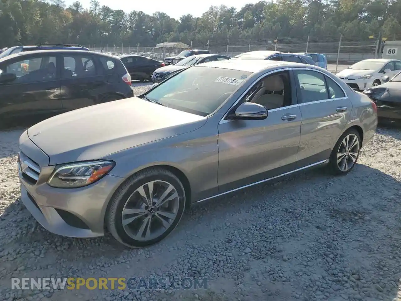 1 Photograph of a damaged car 55SWF8DBXLU329506 MERCEDES-BENZ C-CLASS 2020