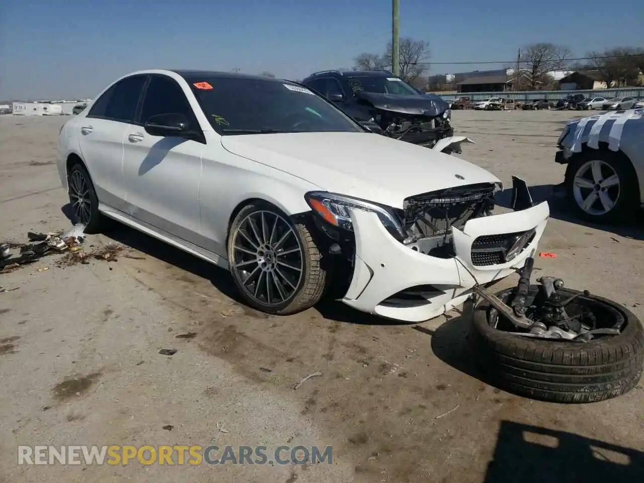 1 Photograph of a damaged car 55SWF8EB1LU325228 MERCEDES-BENZ C-CLASS 2020