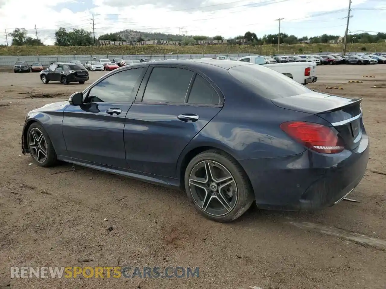 2 Photograph of a damaged car 55SWF8EB3LU327756 MERCEDES-BENZ C-CLASS 2020