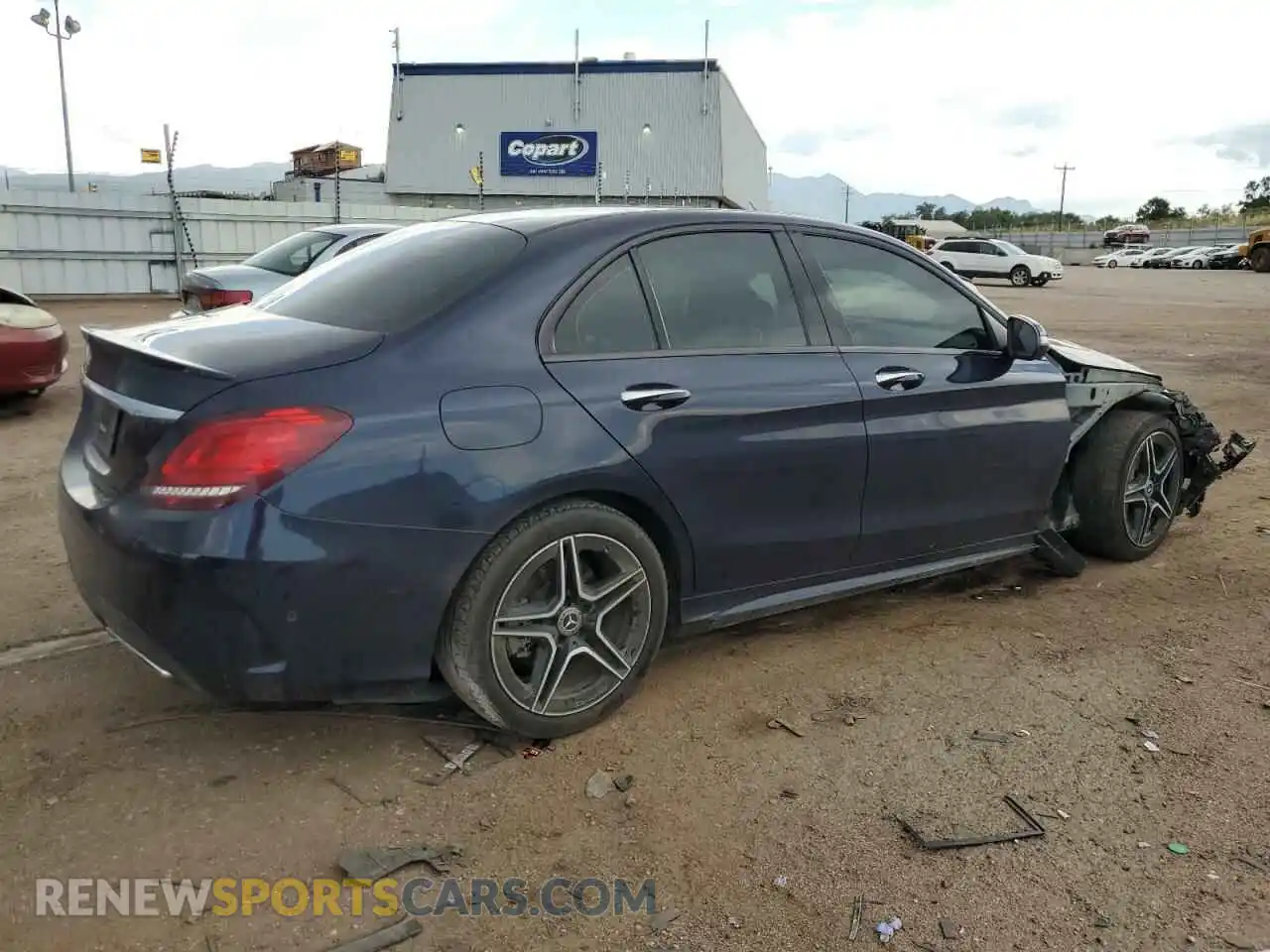 3 Photograph of a damaged car 55SWF8EB3LU327756 MERCEDES-BENZ C-CLASS 2020