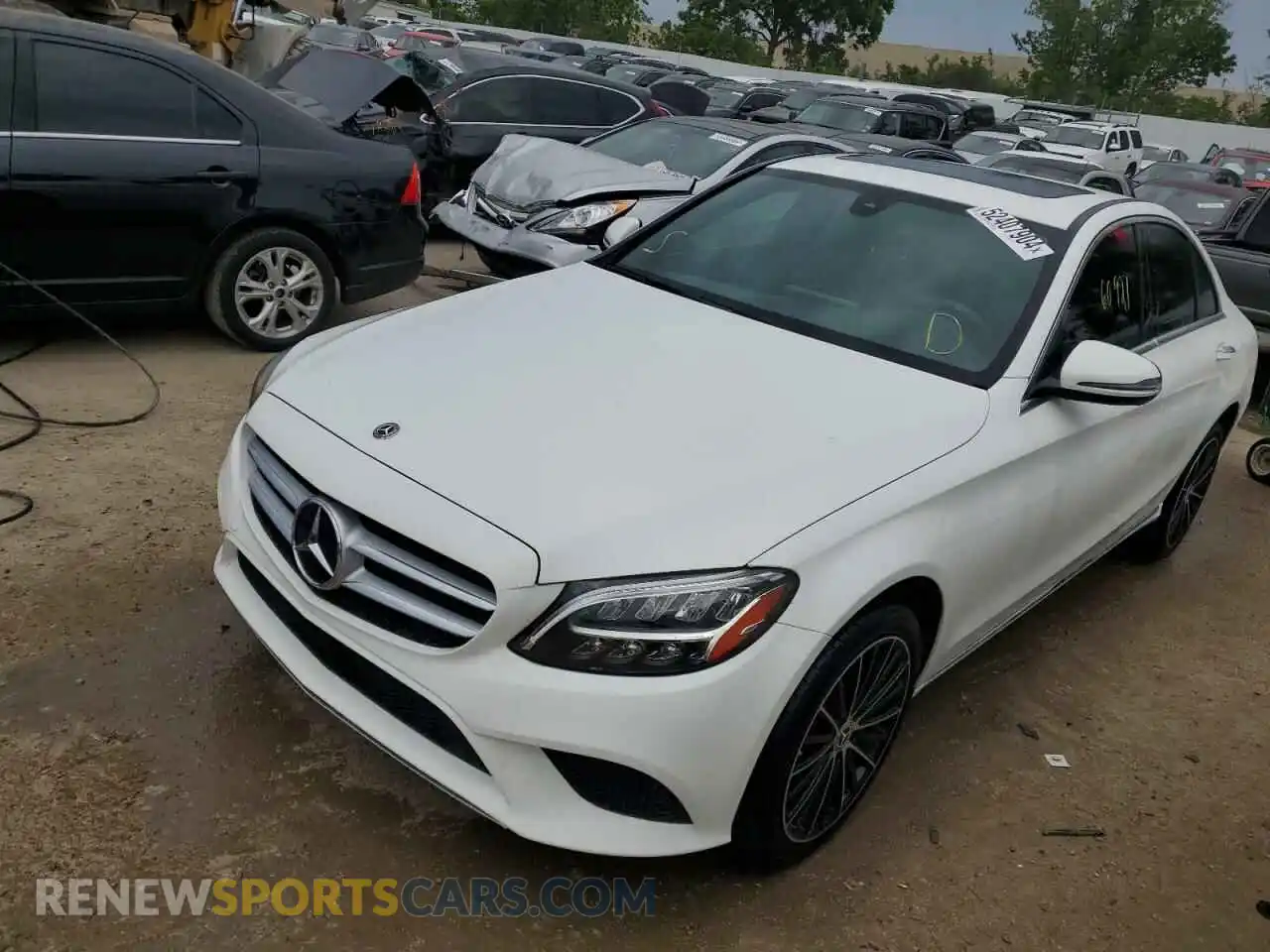 1 Photograph of a damaged car 55SWF8EB4LU329015 MERCEDES-BENZ C-CLASS 2020