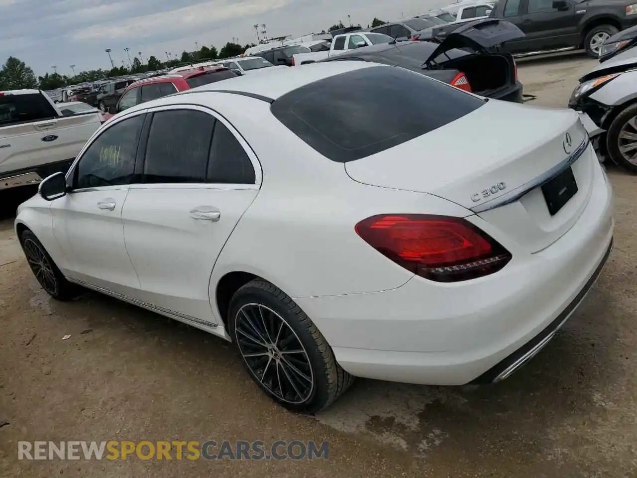 2 Photograph of a damaged car 55SWF8EB4LU329015 MERCEDES-BENZ C-CLASS 2020