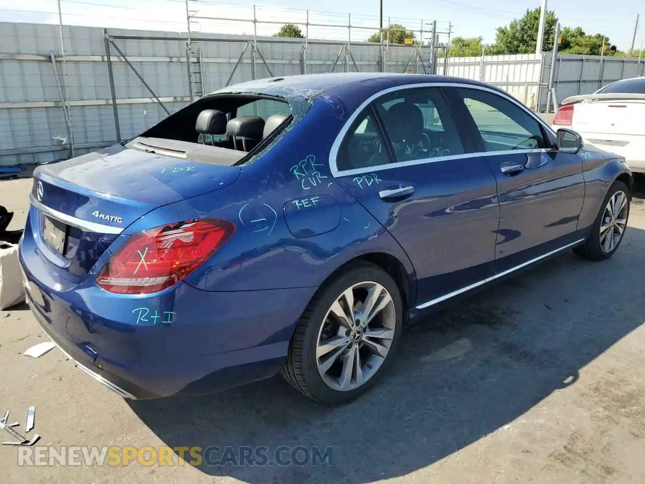 3 Photograph of a damaged car 55SWF8EB6LU326326 MERCEDES-BENZ C-CLASS 2020