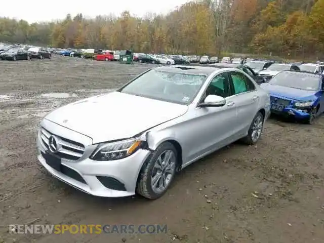 2 Photograph of a damaged car 55SWF8EB7LU322947 MERCEDES-BENZ C CLASS 2020