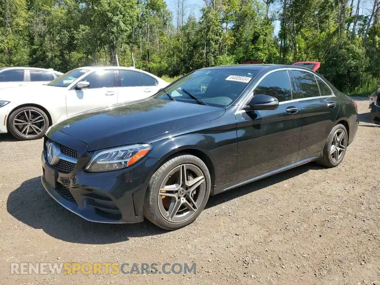 1 Photograph of a damaged car 55SWF8EB7LU325394 MERCEDES-BENZ C-CLASS 2020