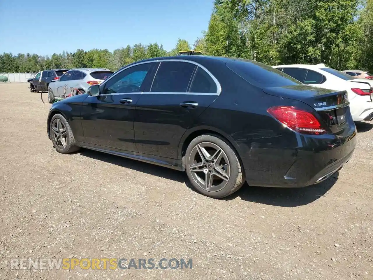 2 Photograph of a damaged car 55SWF8EB7LU325394 MERCEDES-BENZ C-CLASS 2020