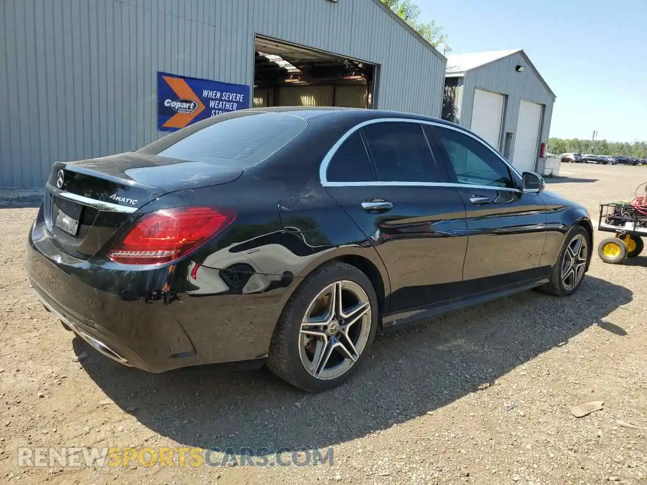 3 Photograph of a damaged car 55SWF8EB7LU325394 MERCEDES-BENZ C-CLASS 2020