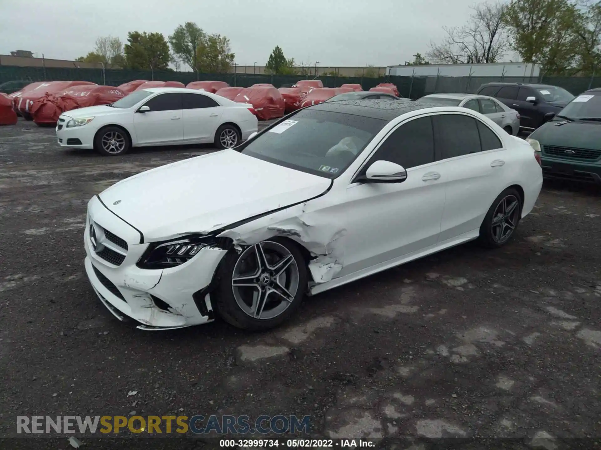2 Photograph of a damaged car 55SWF8EB8LU326974 MERCEDES-BENZ C-CLASS 2020
