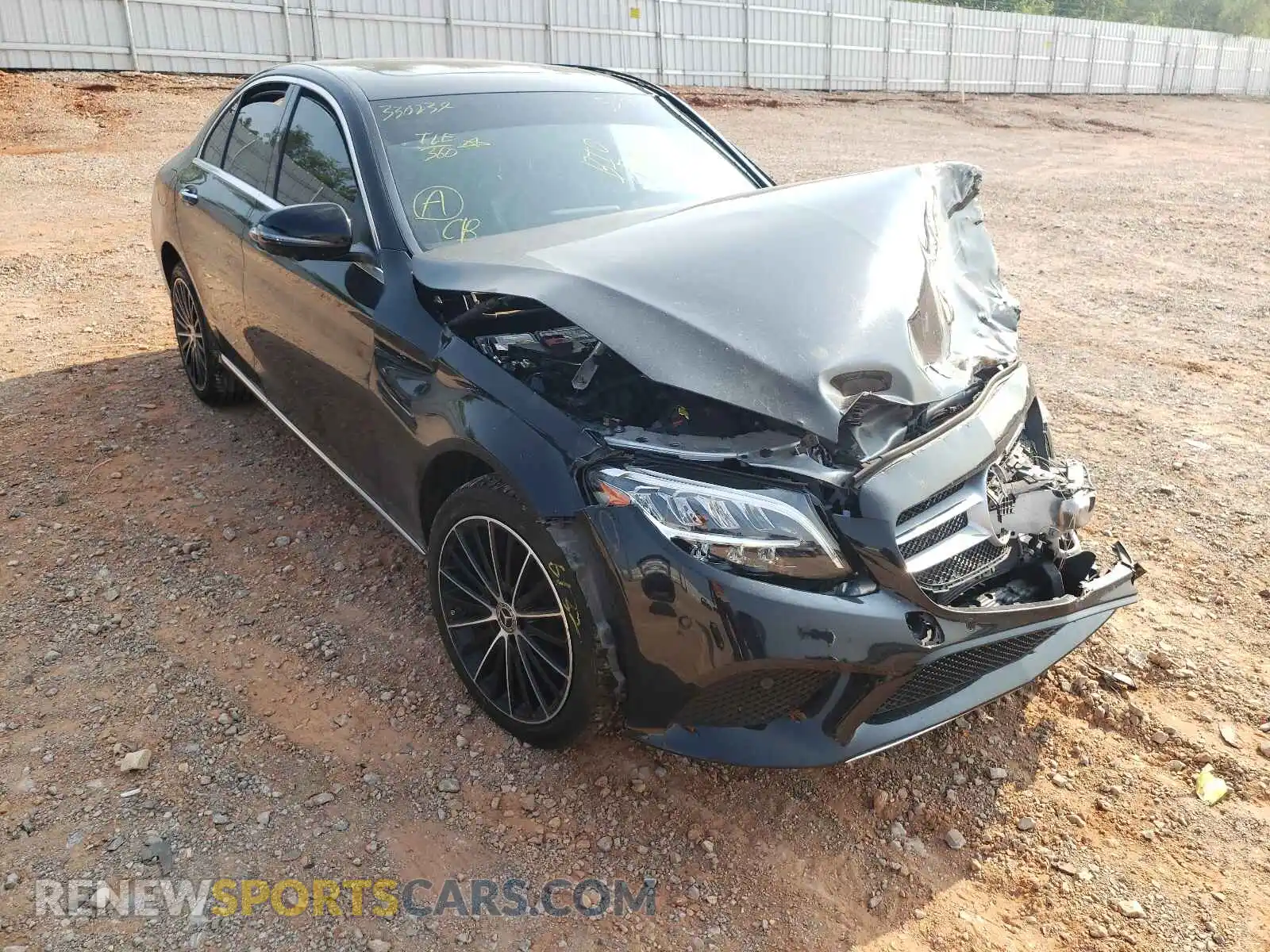 1 Photograph of a damaged car 55SWF8EB9LU330239 MERCEDES-BENZ C-CLASS 2020