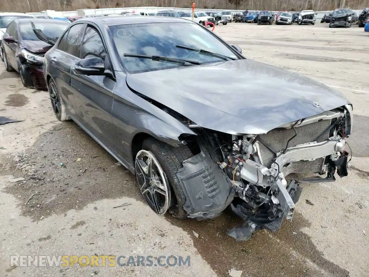 1 Photograph of a damaged car 55SWF8EBXLU323252 MERCEDES-BENZ C-CLASS 2020