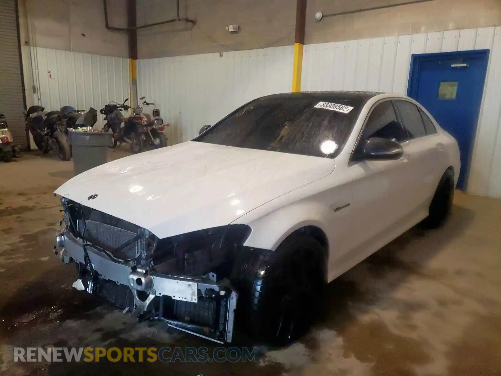 2 Photograph of a damaged car 55SWF8GB2LU332394 MERCEDES-BENZ C-CLASS 2020