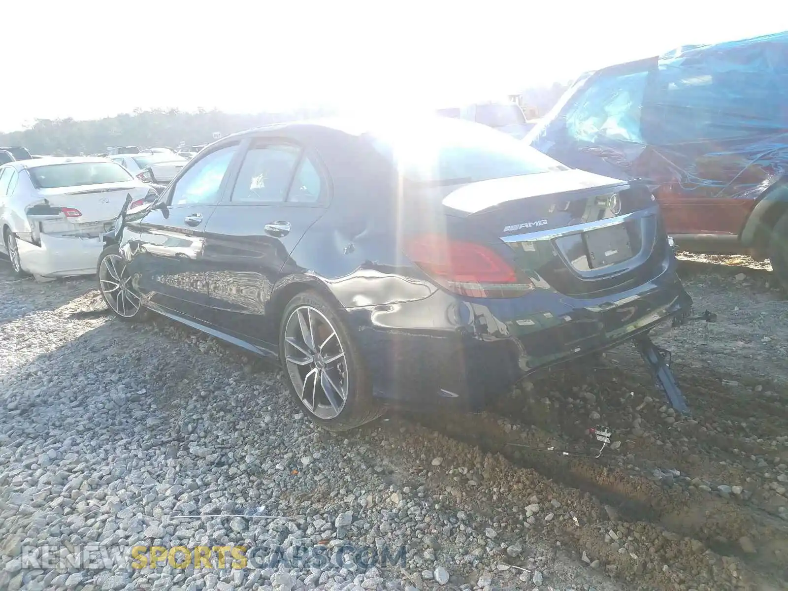 3 Photograph of a damaged car W1KWF6EB2LR585286 MERCEDES-BENZ C CLASS 2020