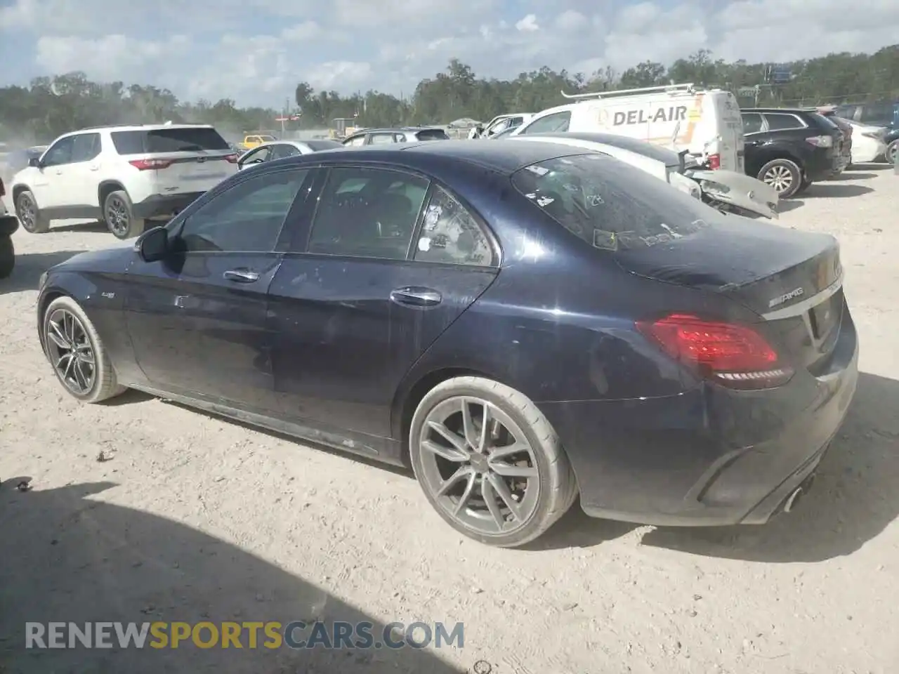 2 Photograph of a damaged car W1KWF6EB9LR596513 MERCEDES-BENZ C-CLASS 2020