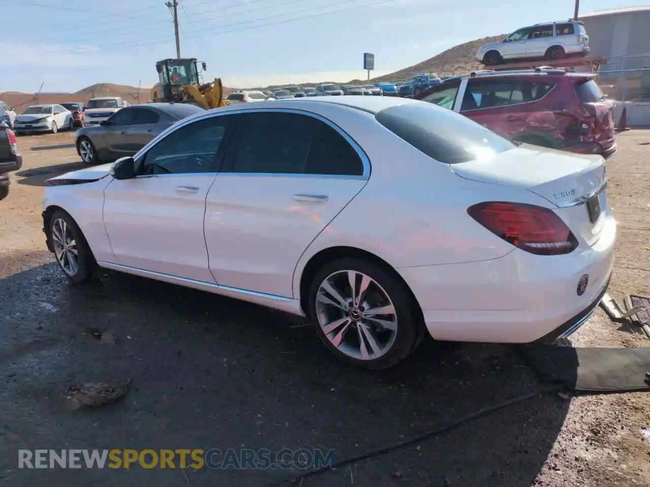 2 Photograph of a damaged car W1KWF8DB1LR571800 MERCEDES-BENZ C-CLASS 2020