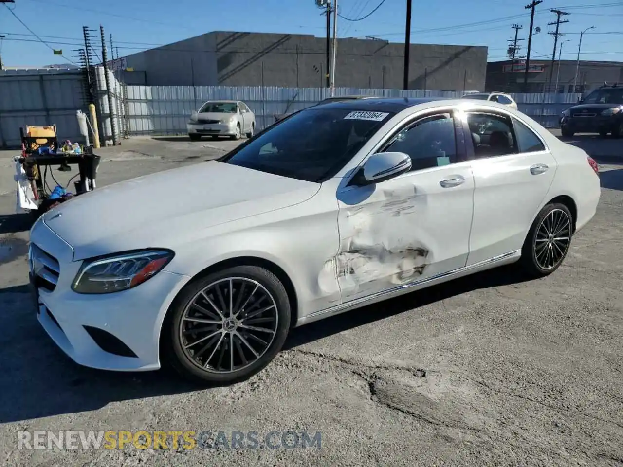 1 Photograph of a damaged car W1KWF8DB1LR590220 MERCEDES-BENZ C-CLASS 2020