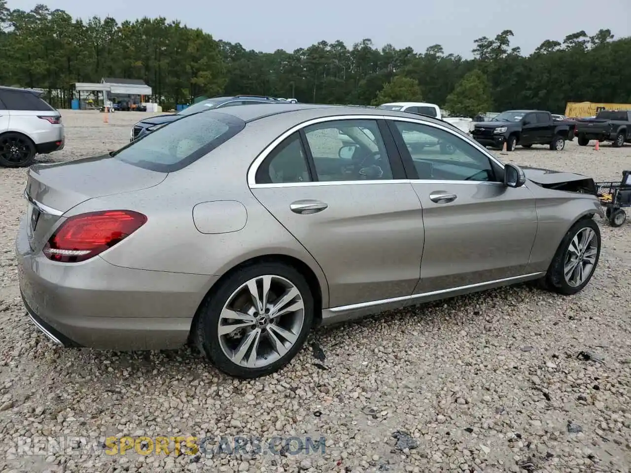 3 Photograph of a damaged car W1KWF8DB1LR596339 MERCEDES-BENZ C-CLASS 2020